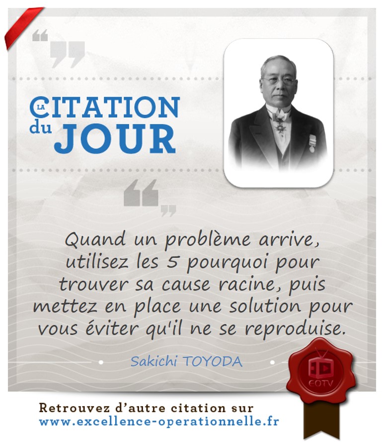 Quand un problème arrive, utilisez les 5 pourquoi pour trouver sa cause racine, puis mettez en place une solution pour vous éviter qu'il ne se reproduise.